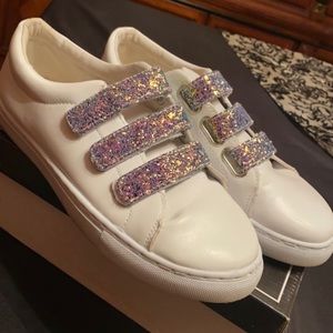 White Velcro shoes